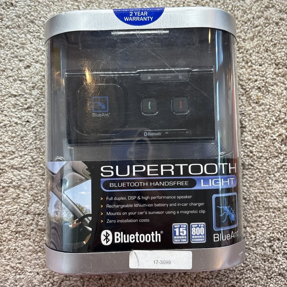 BLUE ANT‎ Supertooth Bluetooth Handsfree Light Car N15417 NEW